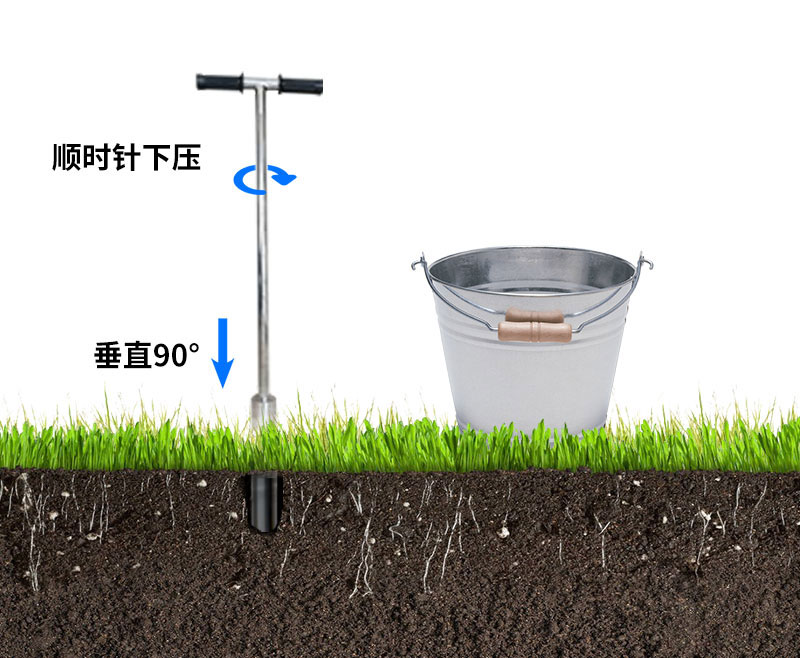 管式墑情傳感器安裝方法